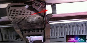 ejemplo de buen estado de un cable trailing de plotter HP 500 800 error 11:11